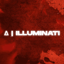 a red background with the words ai illuminati in white letters