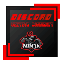 a ninja logo is on a black background with the words discord