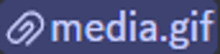 a blurred image of the media.gif website