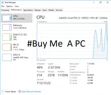 a screenshot of the task manager shows that the cpu is running at 2.93 ghz