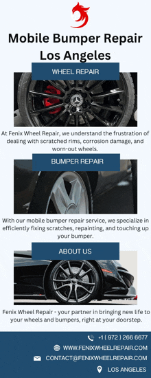 a website for mobile bumper repair los angeles