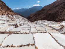 a valley filled with lots of rocks and mountains