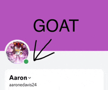 a purple background with the word goat and a picture of shadow the hedgehog