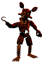 five nights at freddy 's nightmare foxy has a hook in his hand