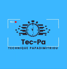 a blue background with the words tec-pa technique papadimitriou on it