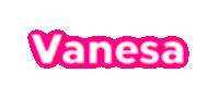 the name vanesa is displayed in white letters on a pink background