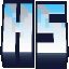 a minecraft logo with a blue sky and clouds in the background .