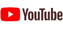 a youtube logo on a white background with a play button .