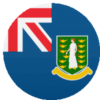 British Virgin Islands Flags Sticker