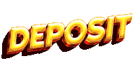 the word deposit is written in gold and red letters