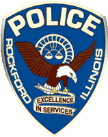 a badge for the rockford illinois police