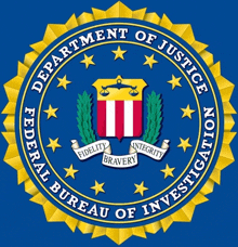 the seal of the federal bureau of investigation is blue and gold