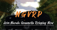 a nevada greenville roleplay now advertisement with a black car