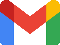 a red blue yellow and green colored letter m