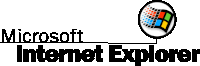 a logo for microsoft internet explorer with a windows logo on it