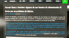 a screen shot of a web page with spanish text on it