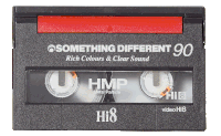 a vhs tape that says something different 90