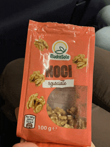 a bag of madresole noci sgusciate nuts