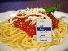 a close up of a plate of spaghetti with tomato sauce and cheese .