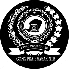 gong praje sasak ntb is written on the bottom of the logo