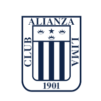 a blue and white logo for alianza club lima 1901