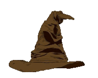 the sorting hat from harry potter is a brown hat with a long nose .