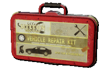 a scorpion vehicle repair kit with a picture of a car on it