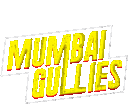 a yellow sign that says ' mumbai gullies ' on it