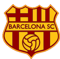 a red and yellow emblem for barcelona sc