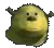 shrek is a cartoon character from the movie shrek and is a pixel art of shrek .