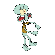 squidward from spongebob squarepants is a cartoon character with a huge nose .