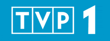 a blue background with the tvp 1 logo in white letters