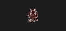 a logo for the team noisekill with a devil on it