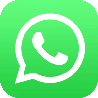 a green whatsapp icon with a white phone in the center