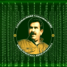 a picture of a man in a circle that says coldhackers