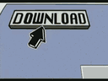 a computer screen shows a progress bar and the word download