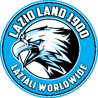 a logo for lazio land 1900 with an eagle