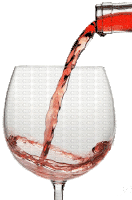 a bottle of wine is poured into a glass with picmix written on the bottom