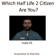 which half life 2 citizen are you screenshot to find out male 10 cut