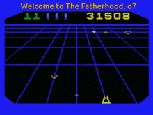 a video game screen says welcome to the fatherhood and has a score of 460