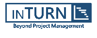 a logo for inturn beyond project management