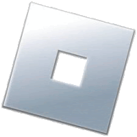 a silver square with a hole in the middle of it .