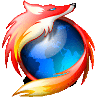 a red fox with a blue eye is surrounded by a globe