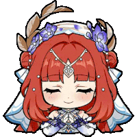 a cartoon girl with red hair and a wreath of flowers on her head is wearing a wedding dress .