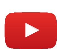 a youtube icon with a white play button