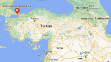 a map of turkey shows the location of nokta harita muhendisilik