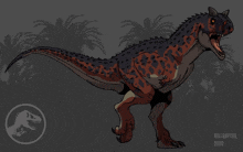 a drawing of a carnivorous dinosaur by hellraptor