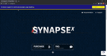 a computer screen shows a pdf of a synapse terms of service and end user license agreement