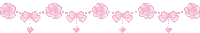 a border of pink roses and hearts on a white background .