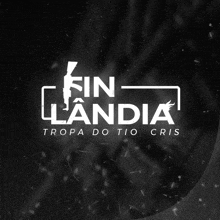 a black and white logo that says fin landia